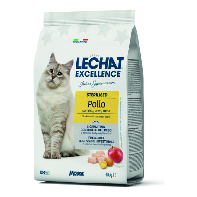 Croccantini Lechat Sterilized 400 Gr Monge