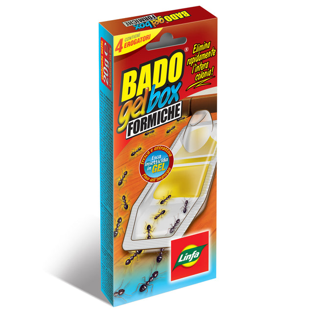 Bado Antiparassitario Gelbox Per Formiche 4 Pz
