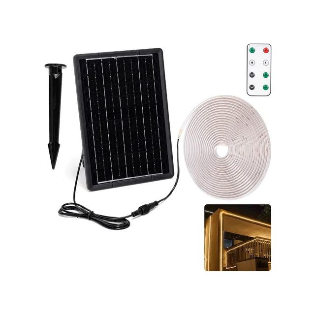 aigostar striscia led solare 10mt 100w 2700k ean 8433325321178