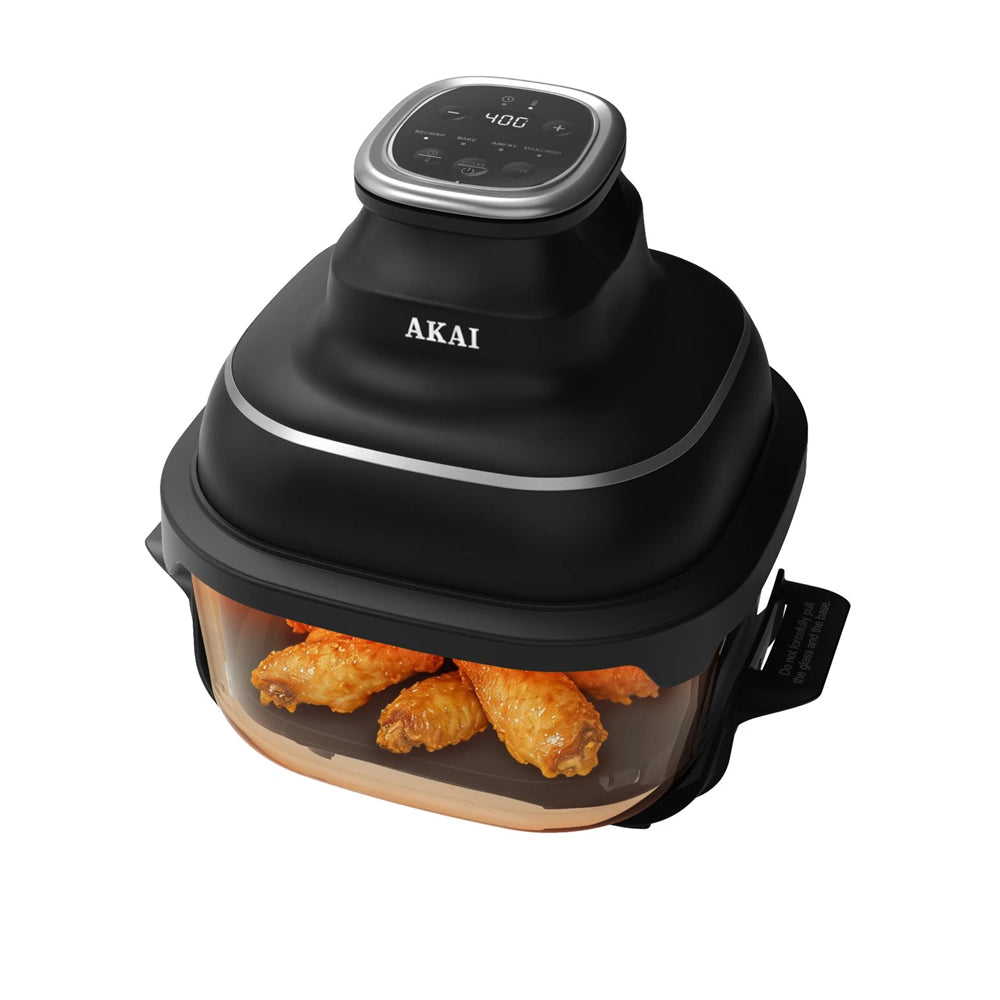 akai fornetto friggitrice airglass fryer nero ean 8052595952242