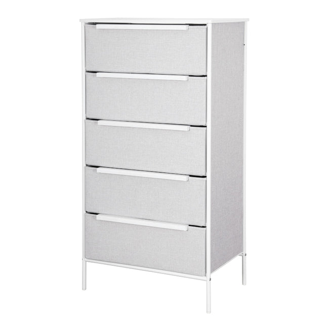 aneta mobiletto siviglia 5 cassetti bianco 59x40x116cm ean 9972016707178