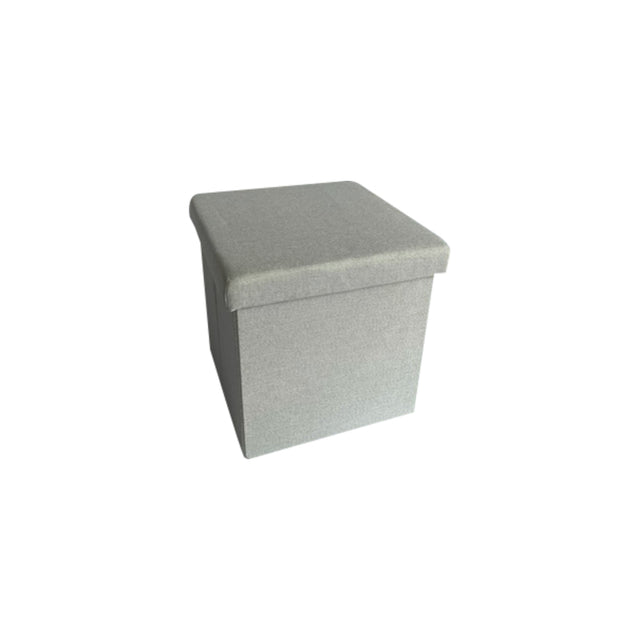 aneta pouf contenitore tes in tessuto ecru 38x38x38cm ean 9972016736246