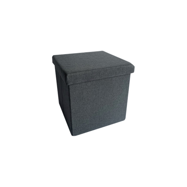 aneta pouf contenitore tes in tessuto grigio 38x38x38cm ean 9972016736260