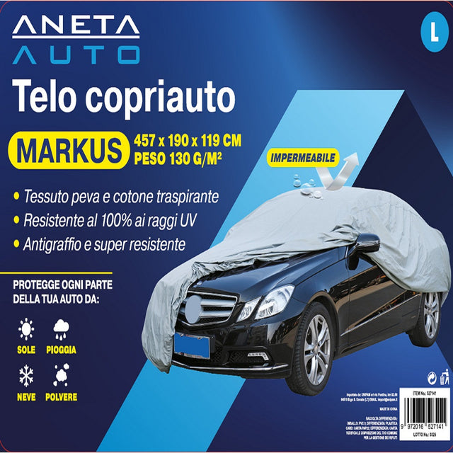 aneta telo copriauto markus peva 130 gr 457x190x119 cm ean 9972016527141