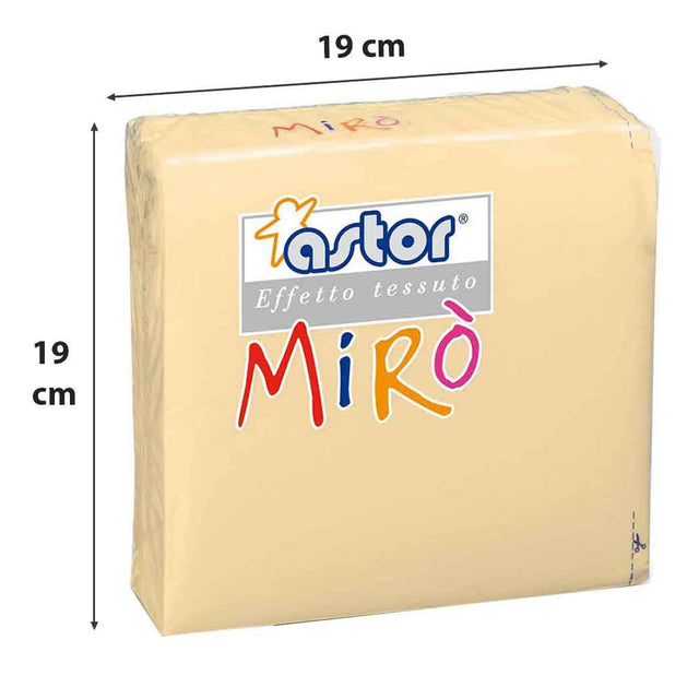 astor tovaglioli 2 veli 38x38 40pz avorio ean 8000875019147