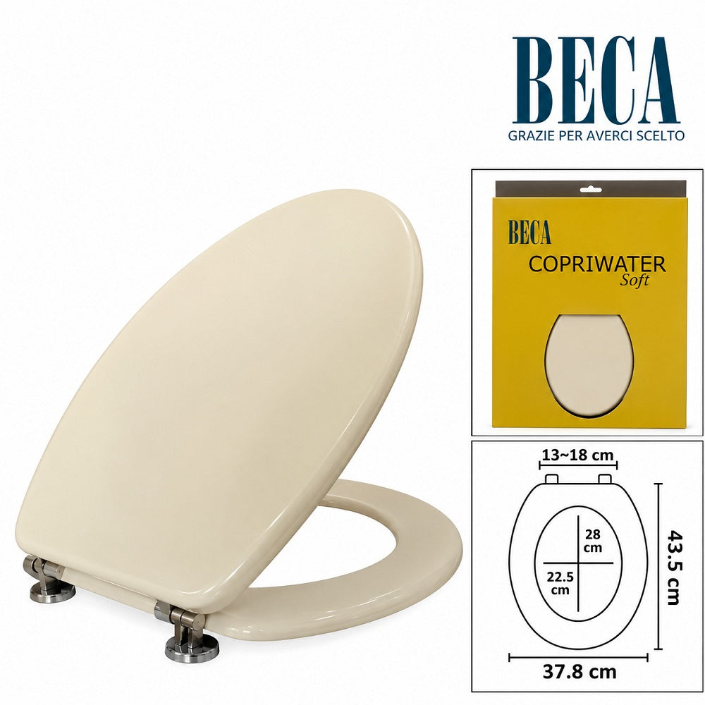 beca copriwater universale champagne in mdf ean 8056684778423