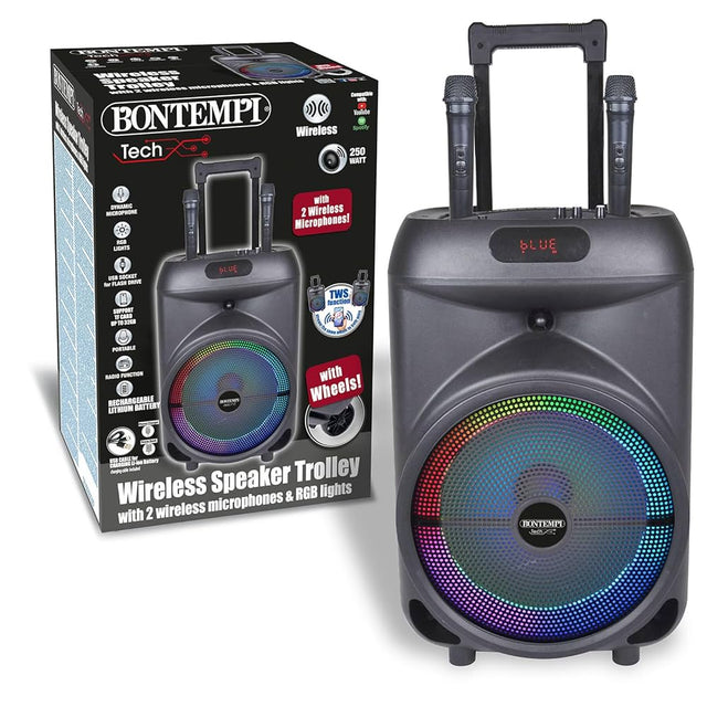 bontempi altoparlante karaoke mini trolley bontempi ean 0047663368542