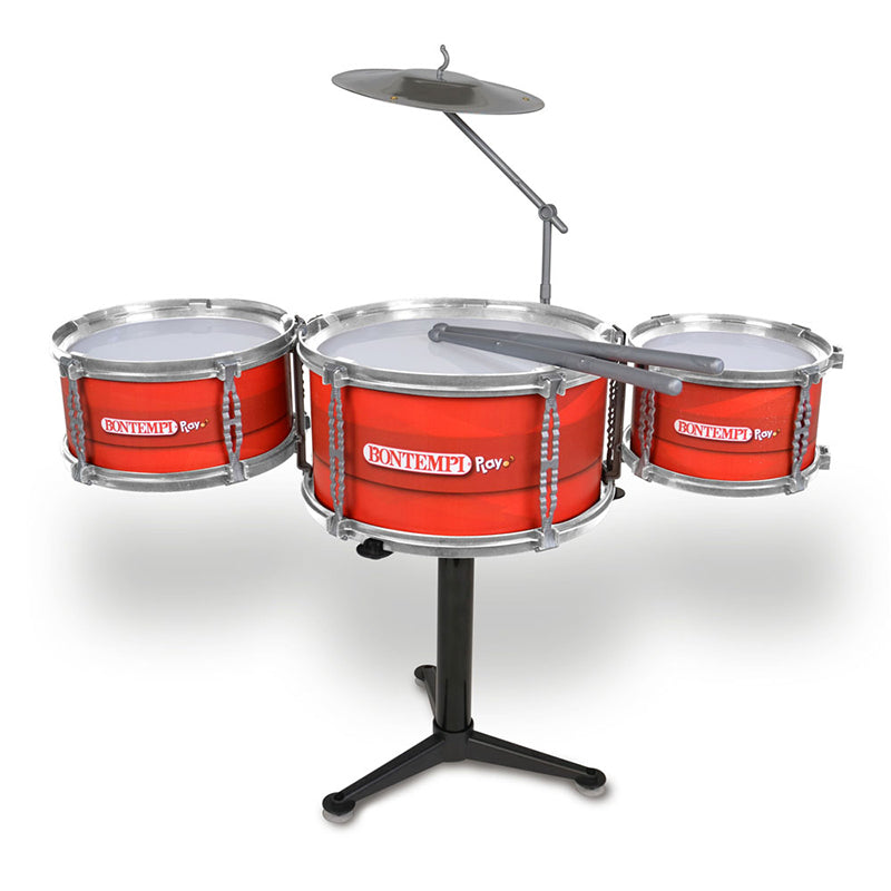 immagine-1-bontempi-batteria-drum-set-con-3-tamburi-e-piatti-ean-0047663052373