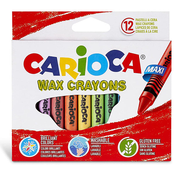 carioca pastelli a cera jumbo carioca 12 pz ean 8003511423698