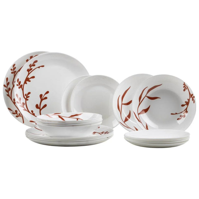 casa collection servizio tavola 18pz opale decoro deli matton ean 8010402526024