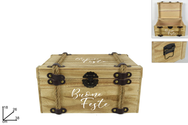 christmas scatolabauletto legno natalizia na ean 8053482031729