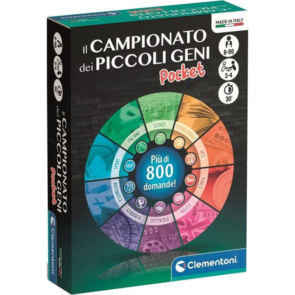 clementoni gioco di carte il campionato dei piccoli geni ean 8005125168118
