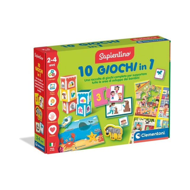 clementoni sapientino 10 giochi in 1 ean 8005125181537