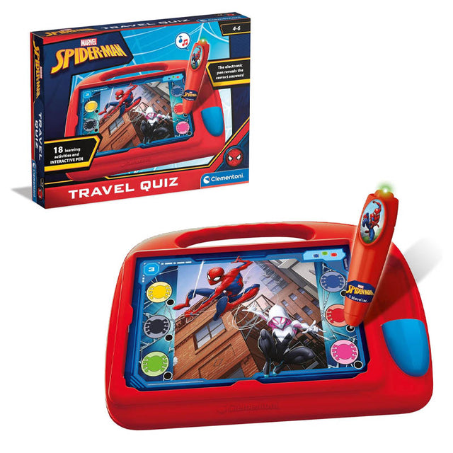 clementoni sapientino travel quiz spiderman ean 8005125164530
