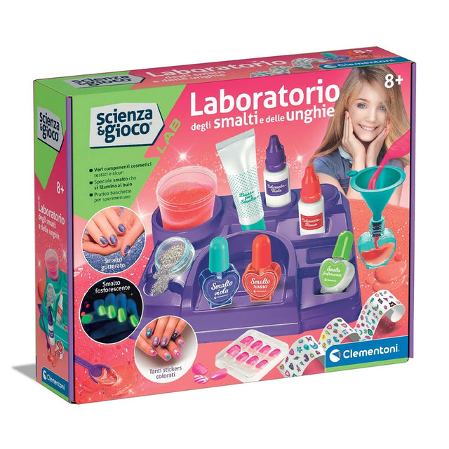 clementoni scienza e gioco laboratorio smalti e unghie ean 8005125193929