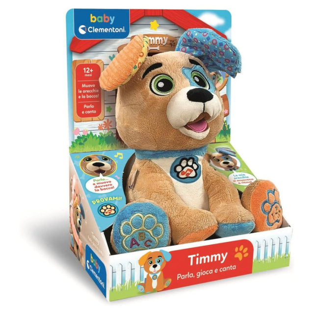 clementoni timmy peluche parla gioca e canta clementoni ean 8005125175833