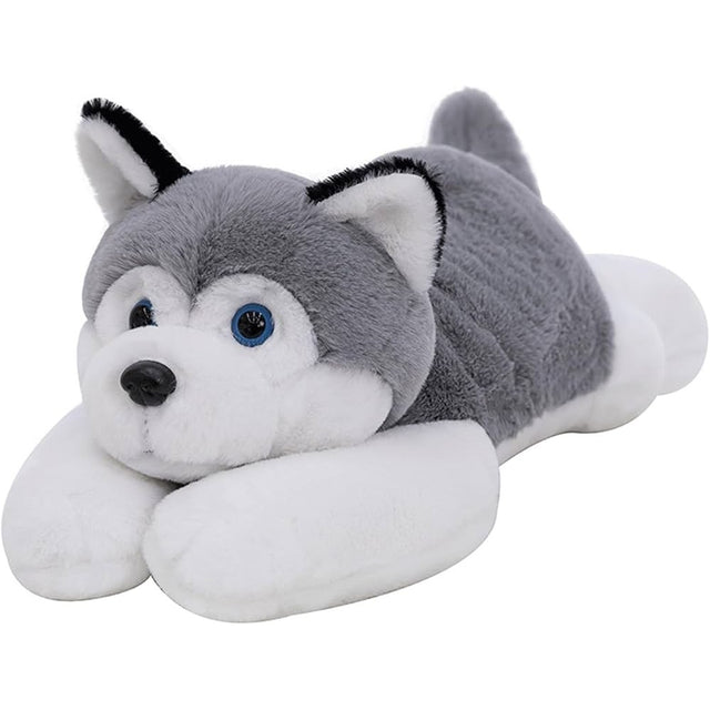 decar cane husky steso 100 cm con occhi glitter ean 8009549280296