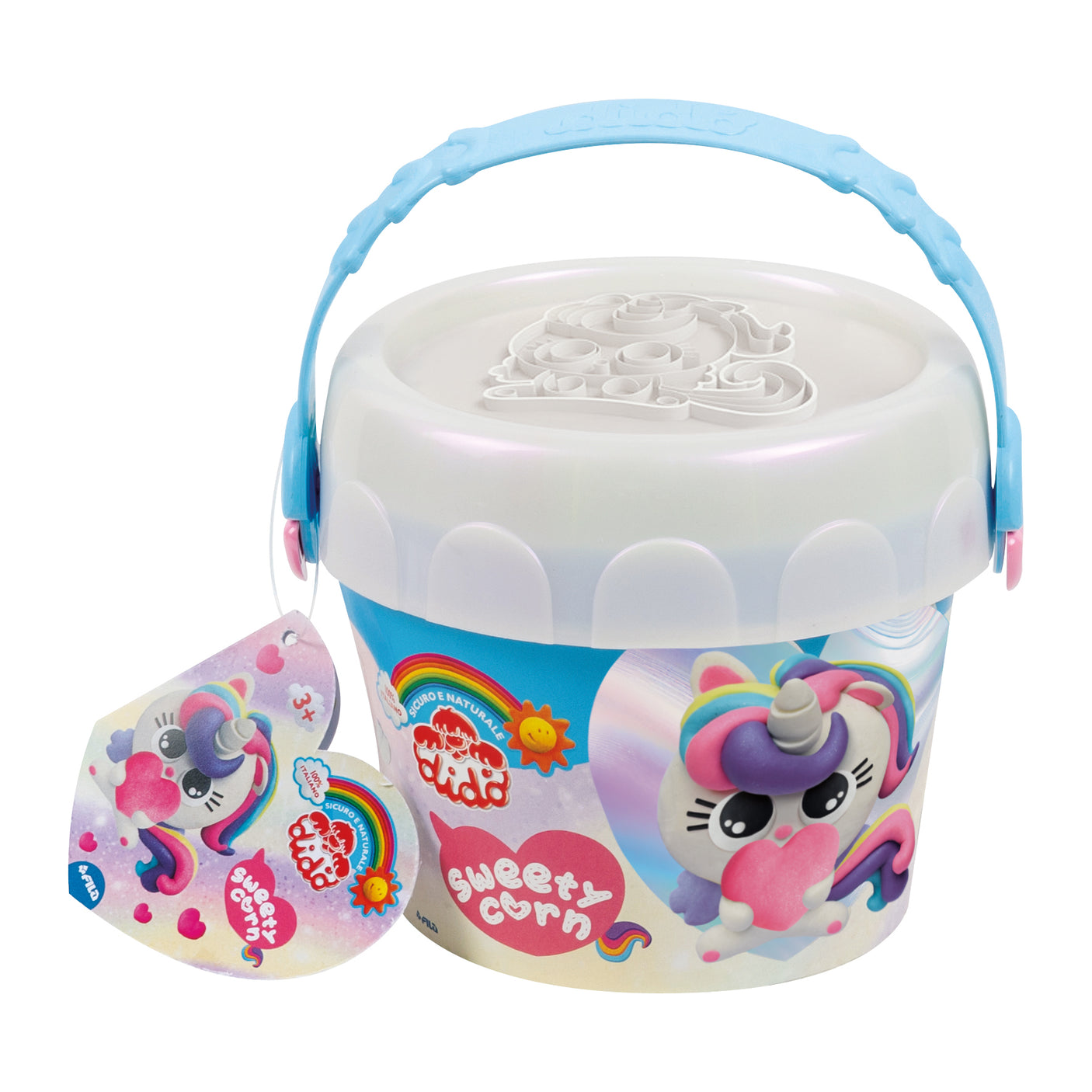 dido secchiello pasta da modellare dido sweetycorn ean 8000144010431