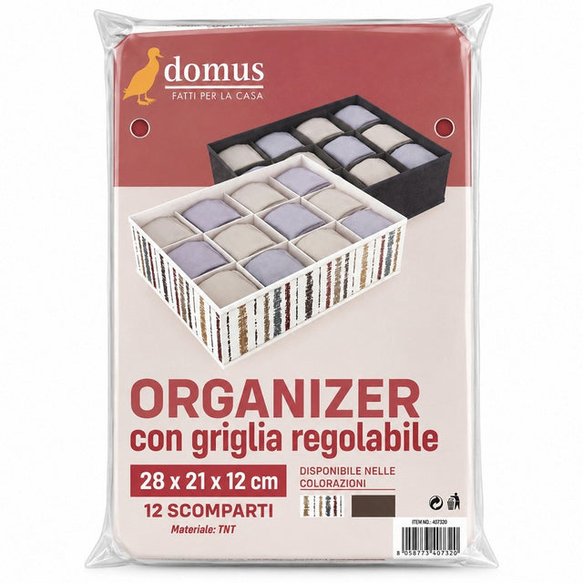 domus organizer cassetti con 12 scomparti ean 9972016407320