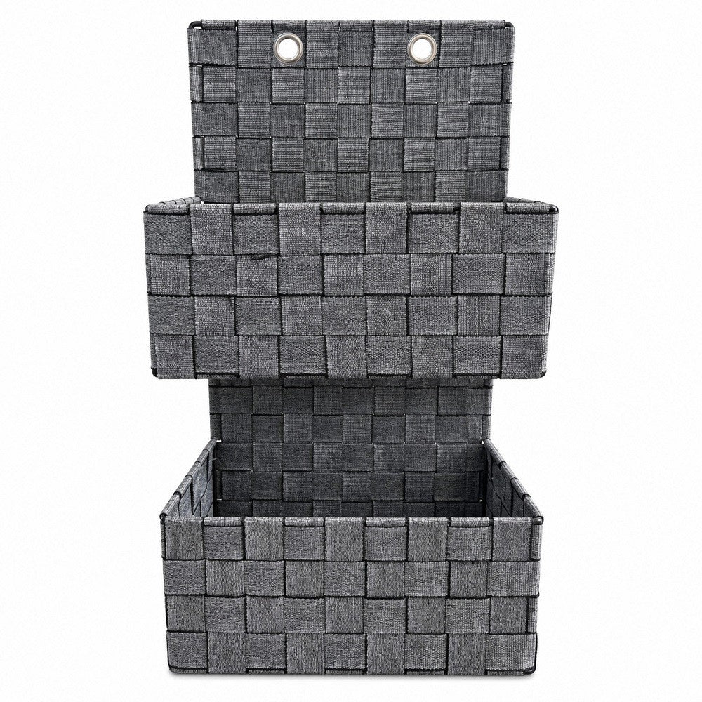 domus organizer da parete in tessuto 48x25x15 cm ean 9972016917072