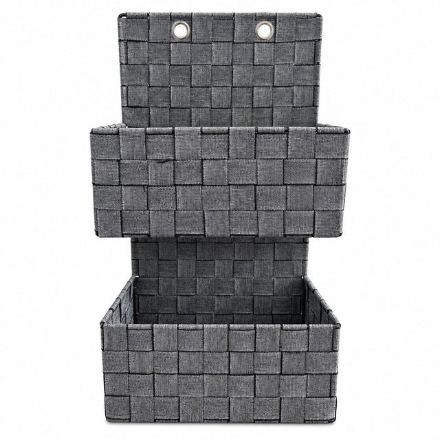 domus organizer da parete in tessuto 48x25x15 cm ean 9972016917072