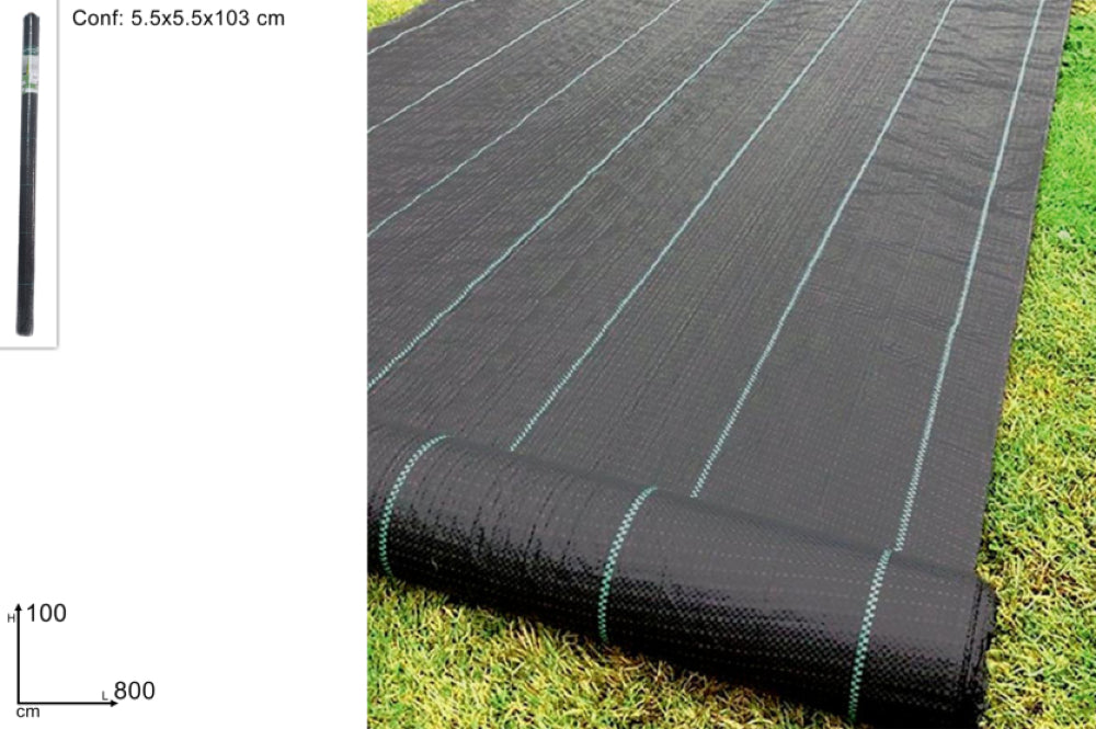 due esse distribuzione telo pacciamatura 1x8mt nero ean 8034048615263