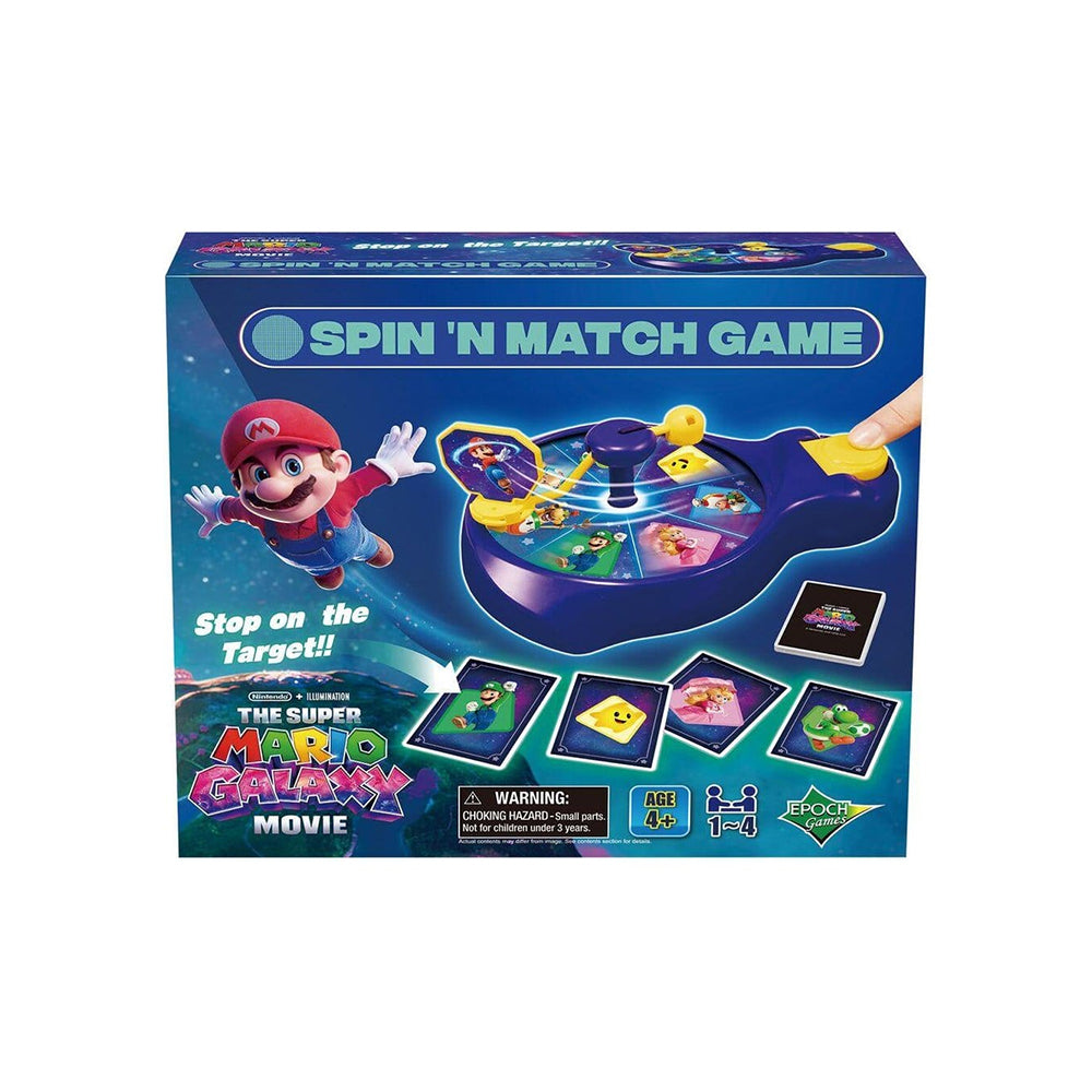 epoch super mario game galaxy spinn match gioco da tavola ean 5054131076392