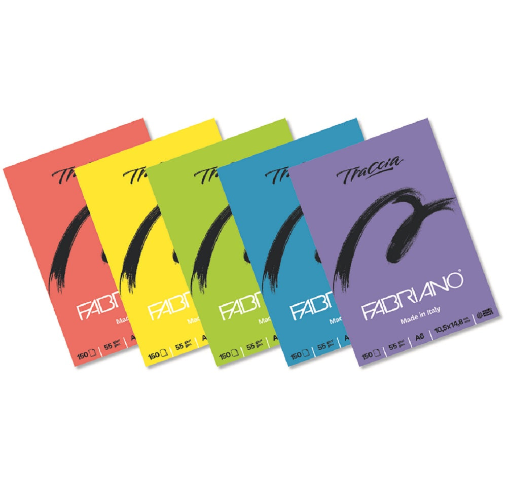 fabriano blocco traccia fabriano a6 150 fogli 55gr ean 8001348213154