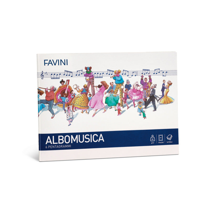 favini album musica 17x24 85 6pen a138445 ean 8007057900002