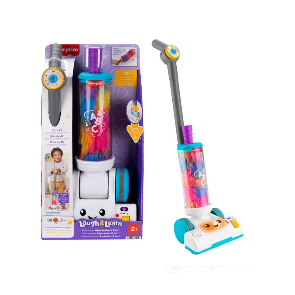 fisher price aspirapolvere e spolverino giocattolo jmm34 ean 0194735380909
