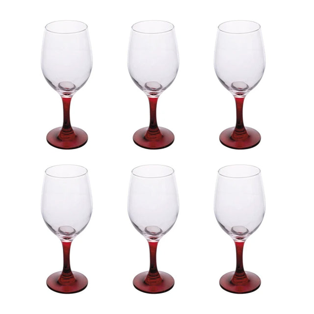 galileo casa calci vino malaga 6 pezzi 435ml stelo rosso ean 8056159191948