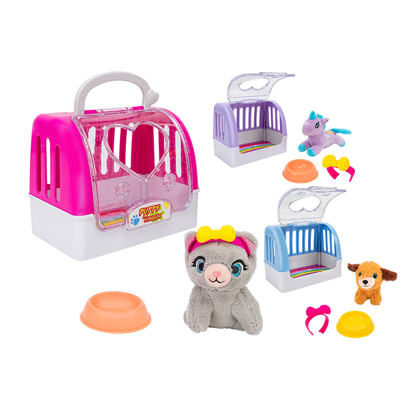 globo animali peluchi con trasportino assortito ean 8014966411185
