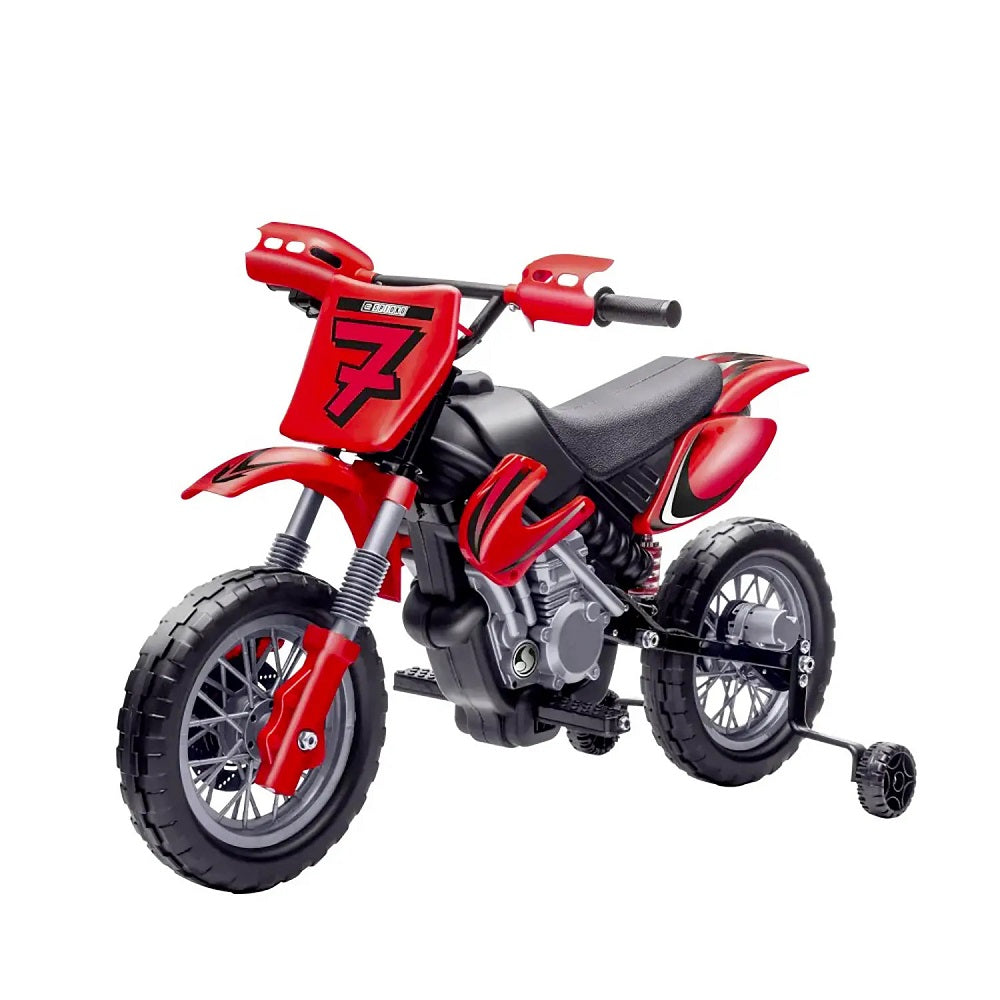 globo moto cross elettrica 12v batteria a litio rossa ean 8014966429210