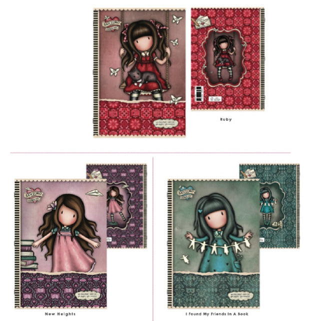 gorjuss quaderno a4 gorjuss 1r fantasie assortite ean 8051938057699