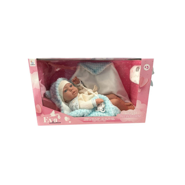 ht italia eva collection newborn 50cm azzurra ean 8058753931999
