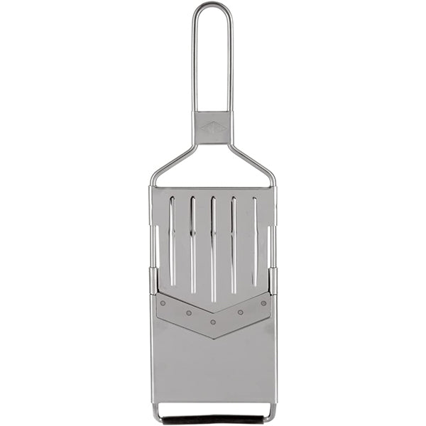 Affettatrice Per Verdure Mandolina - Lama Acciaio Inox Regolabile 1-6 Mm, Con Paradito - Foto 5