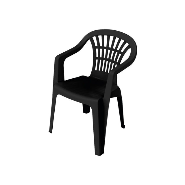 ipae progarden sedia con braccioli lyra in resina antracite ean 8009271006515