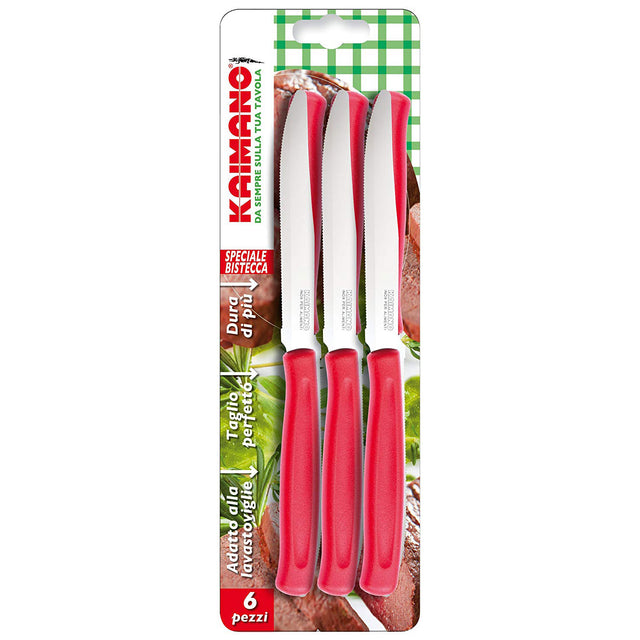 immagine-1-kaimano-coltelli-dinamik-bistecca-6pz-rosso-ean-8008220042789