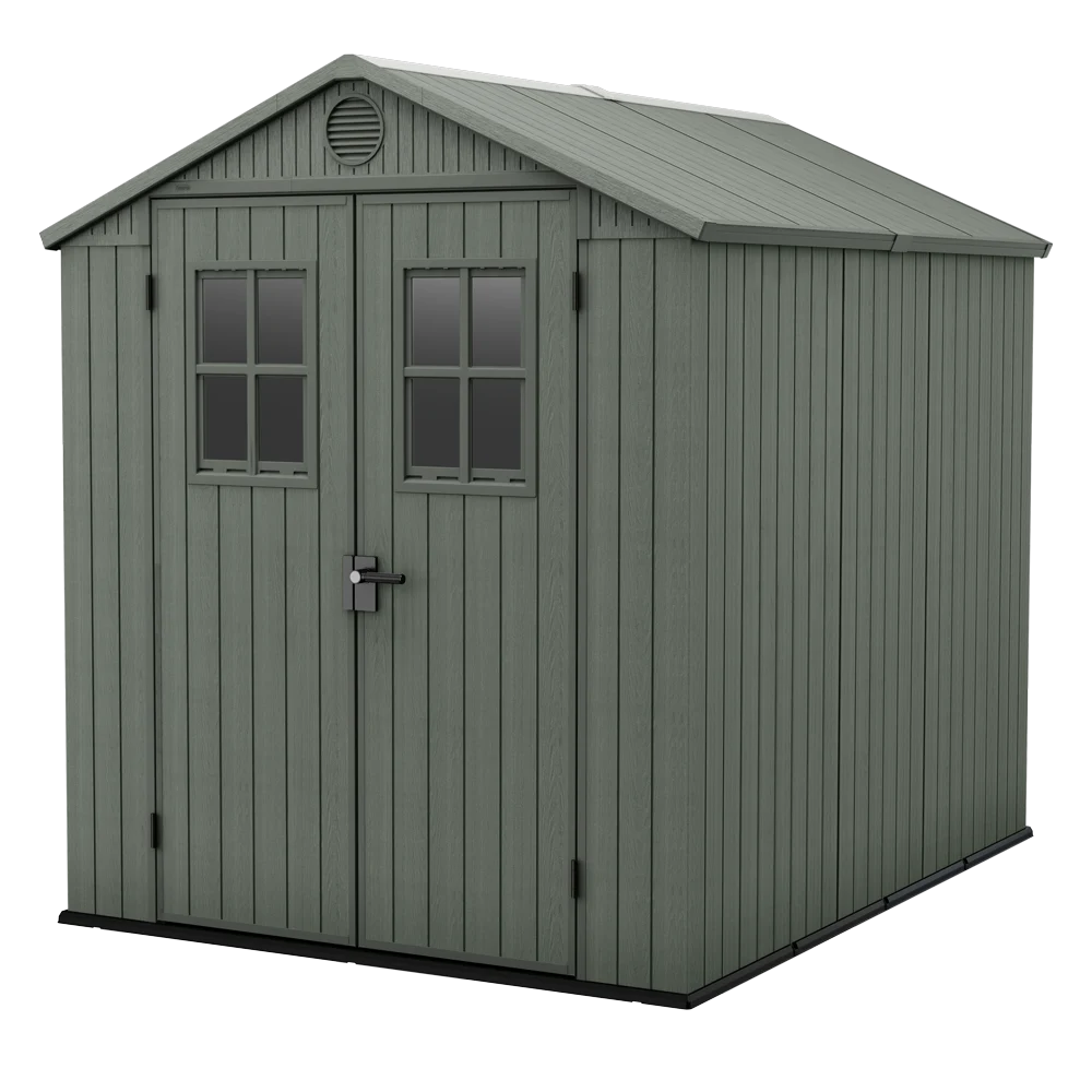 keter casetta darwin evotech verde 190x244x221 cm ean 7290112638311
