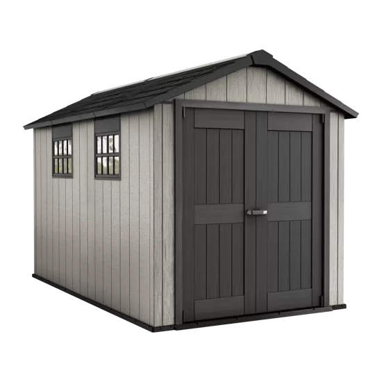 keter casetta oakland duotech grigia 230x350x242 cm ean 7290106928459