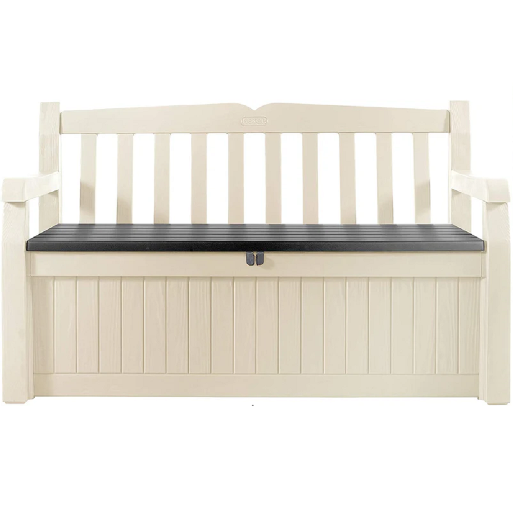 keter panchina cassapanca eden beige 140x60x84 cm ean 7290103653422
