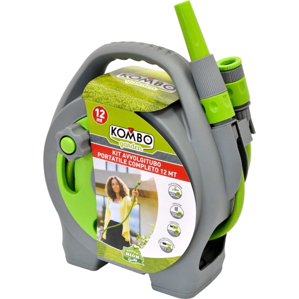 kombo kit avvolgitubo portatile 12 mt ean 8055384194304