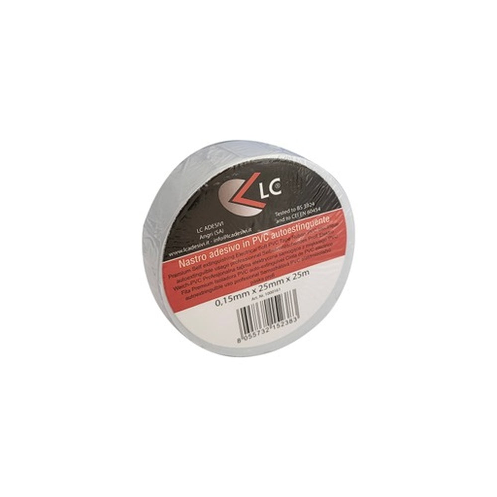 lc adesivi nastro isolante scapa 25x25 bianco ean 8055732152383