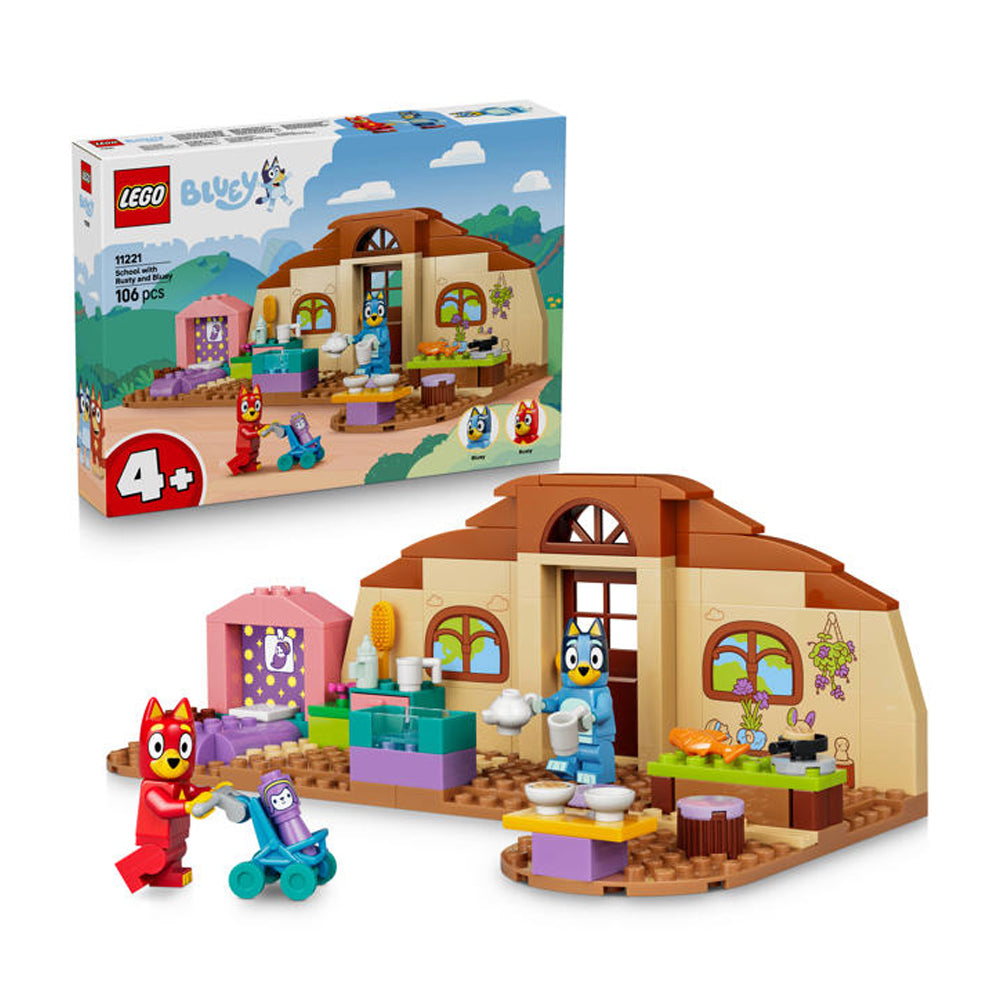 lego lego bluey 11221 a scuola con rusty e bluey ean 5702018069509