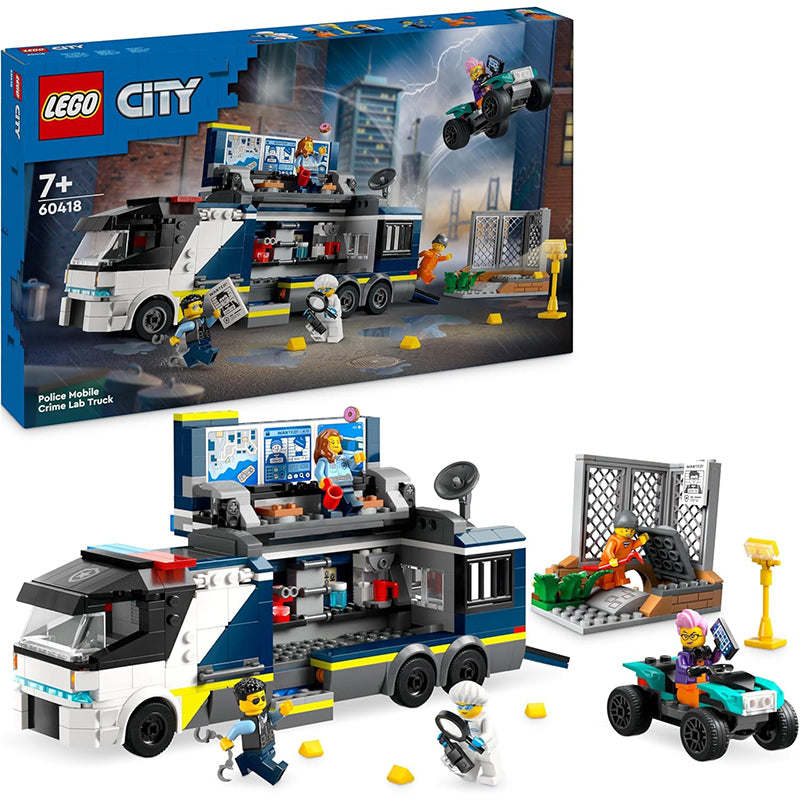Lego City 60418 Camion Laboratorio Mobile Polizia