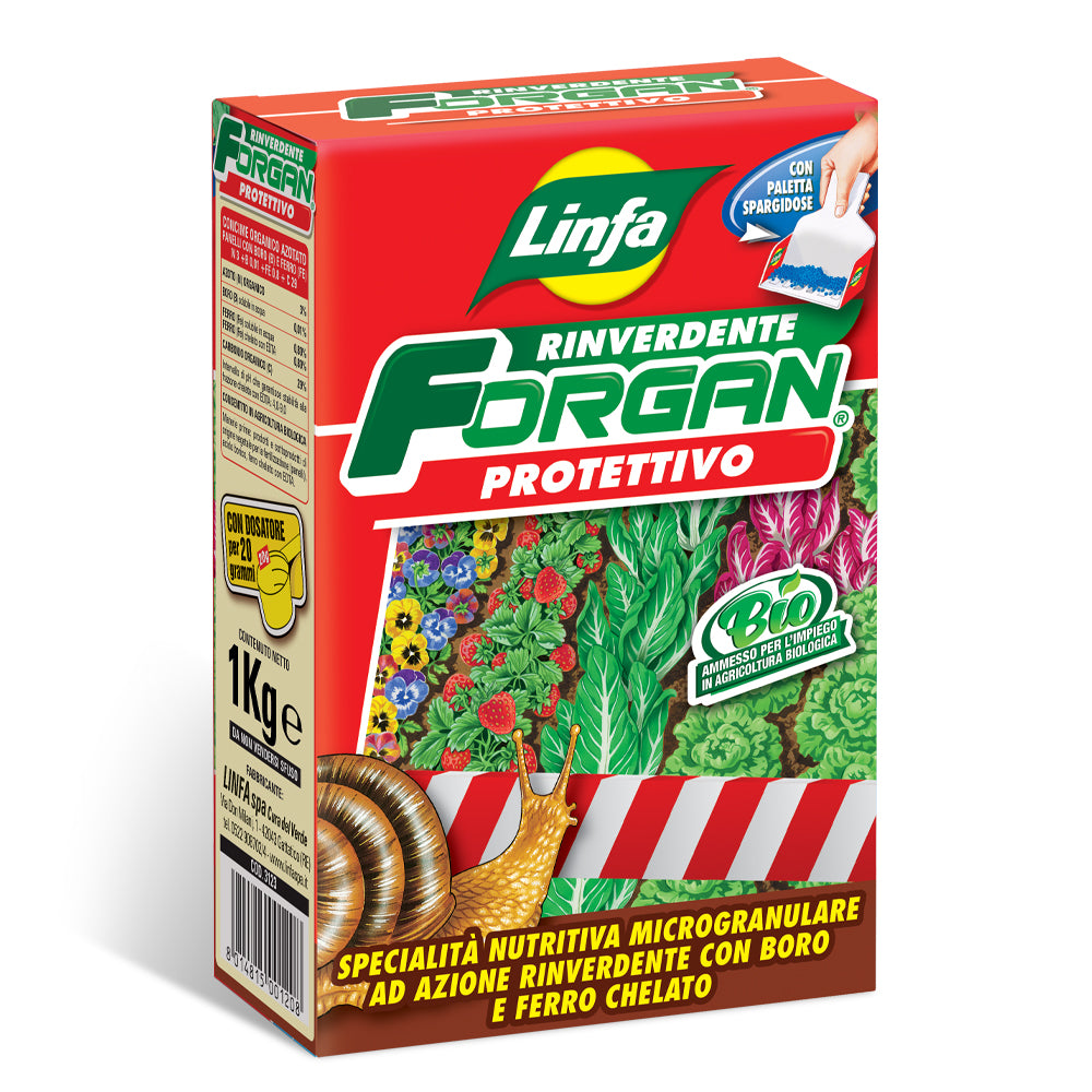 linfa concime protettivo per lumache forgan 1 kg ean 8014815001208