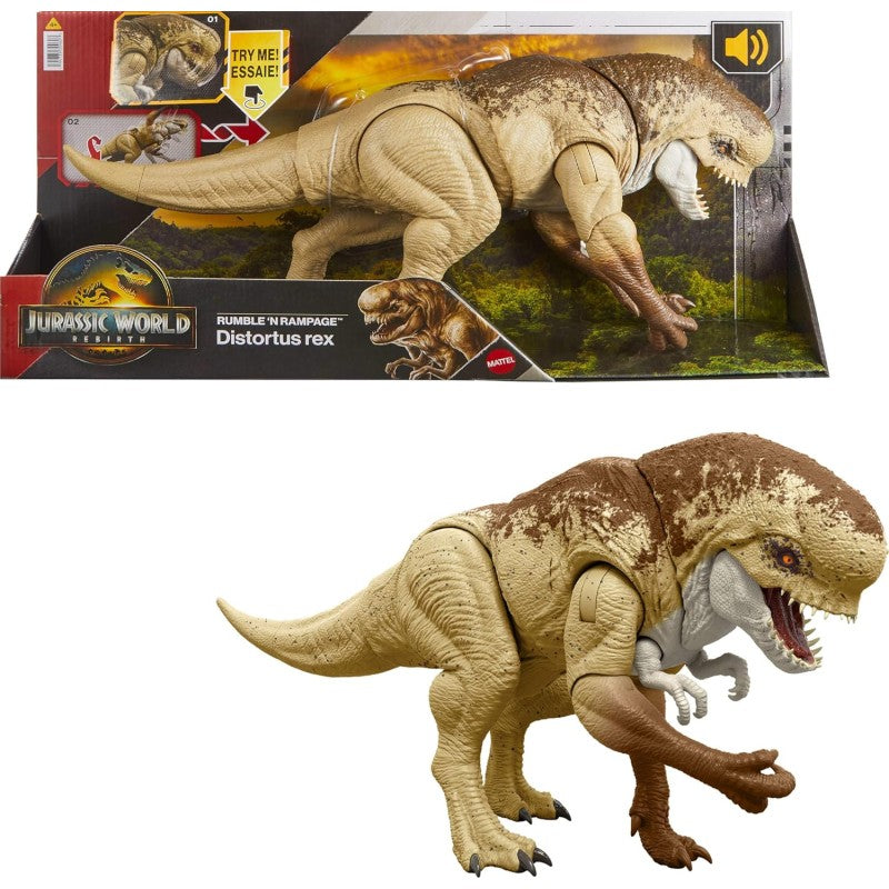 mattel jurassik movie rebirth distortus rex ean 0194735309603