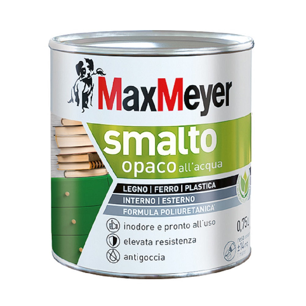 max meyer base neutra smalto allacqua opaco 18 l ean 8025160137979
