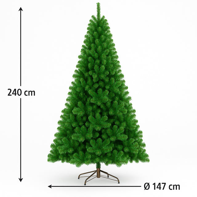 mercury albero di natale artificiale meribel 240 cm verde ean 8056001165110