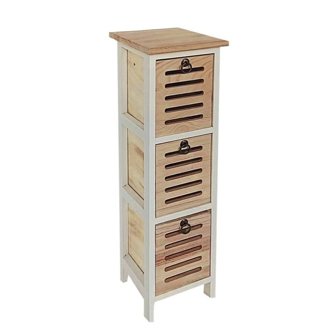 mirada cassettiera 3 cassetti in legno 25x25x61cm ean 9972016791023